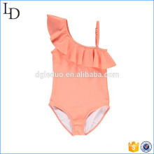 Maillots de bain bikini hors épaule conception en gros pour enfants usure girs